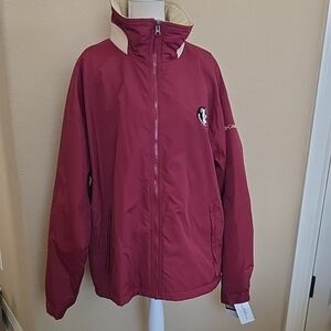 NEW Columbia Rover 2 Florida State FSU Licensed Garnet Men's Jacket - L